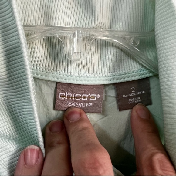 Chico’s Zenergy Mesh Inset Jacket - Picture 9 of 16